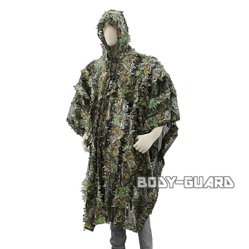 ギリースーツ　カモフラ柄　ポンチョタイプ