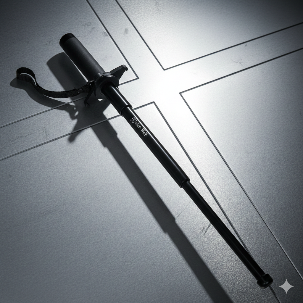 ホワイトウルフ7075アルミ合金バランスウェイトバトン警棒 21 鍔付