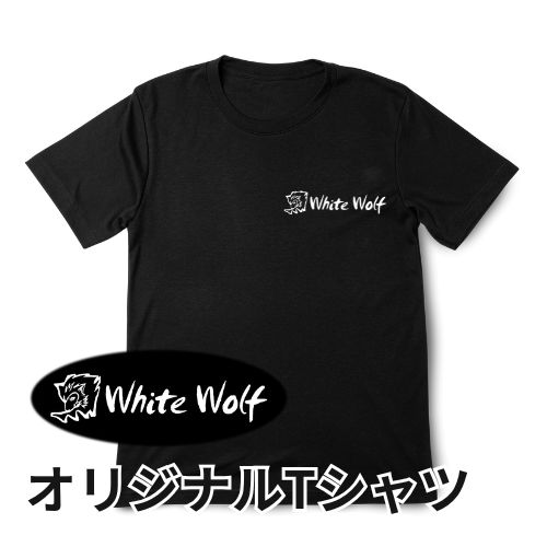 ホワイトウルフ　ロゴTシャツ
