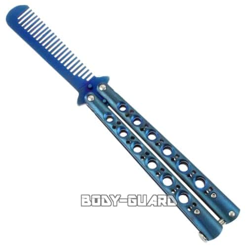 バタフライ型コーム　タイプ1　ネイビー【ゆうパケット対応】