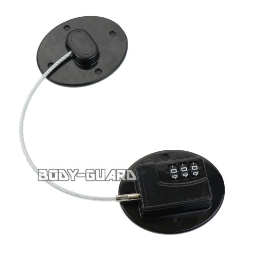 窓のワイヤーロック ダイヤル式